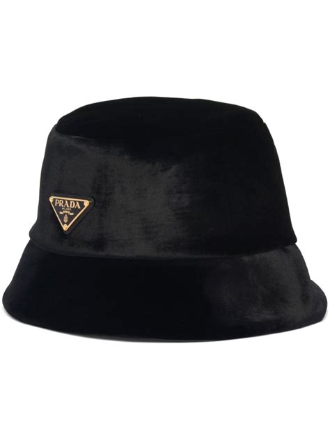 prada bucket hat 2021|Plum Velvet Bucket Hat .